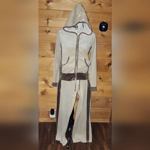 BCBG team velour tracksuit